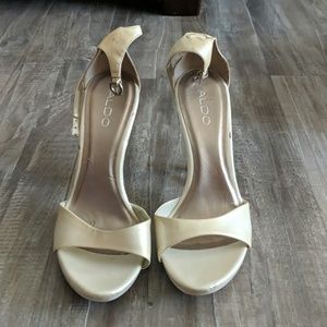 Pearl Colored Aldo Shoes
